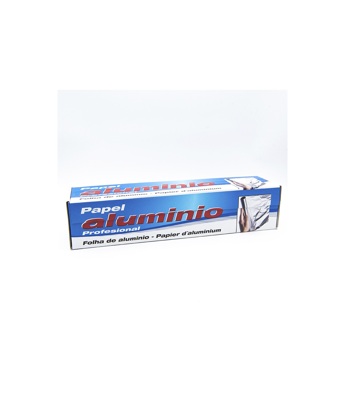 Rollo de papel aluminio liso para uso profesional