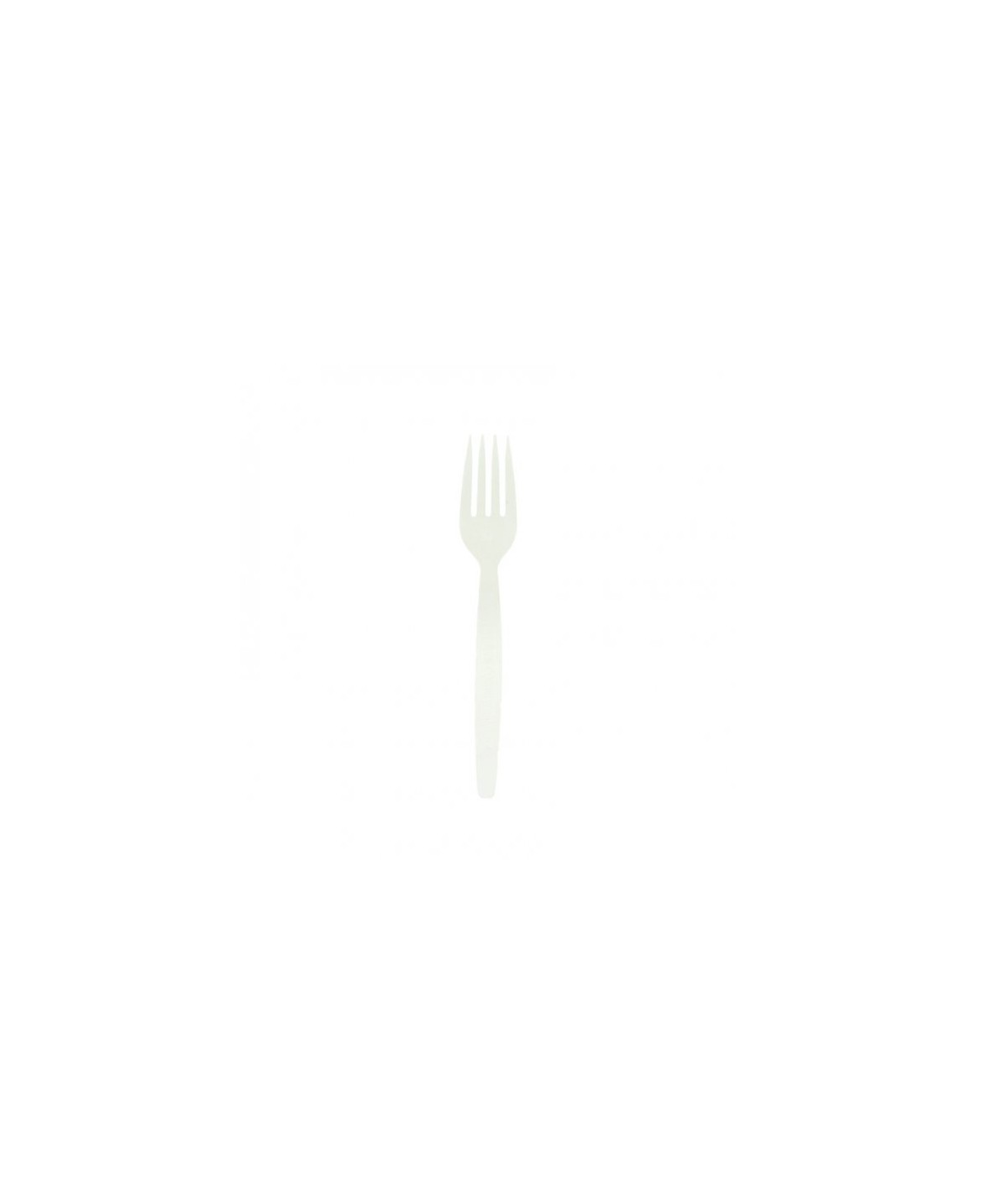 Tenedor compostable  blanco...