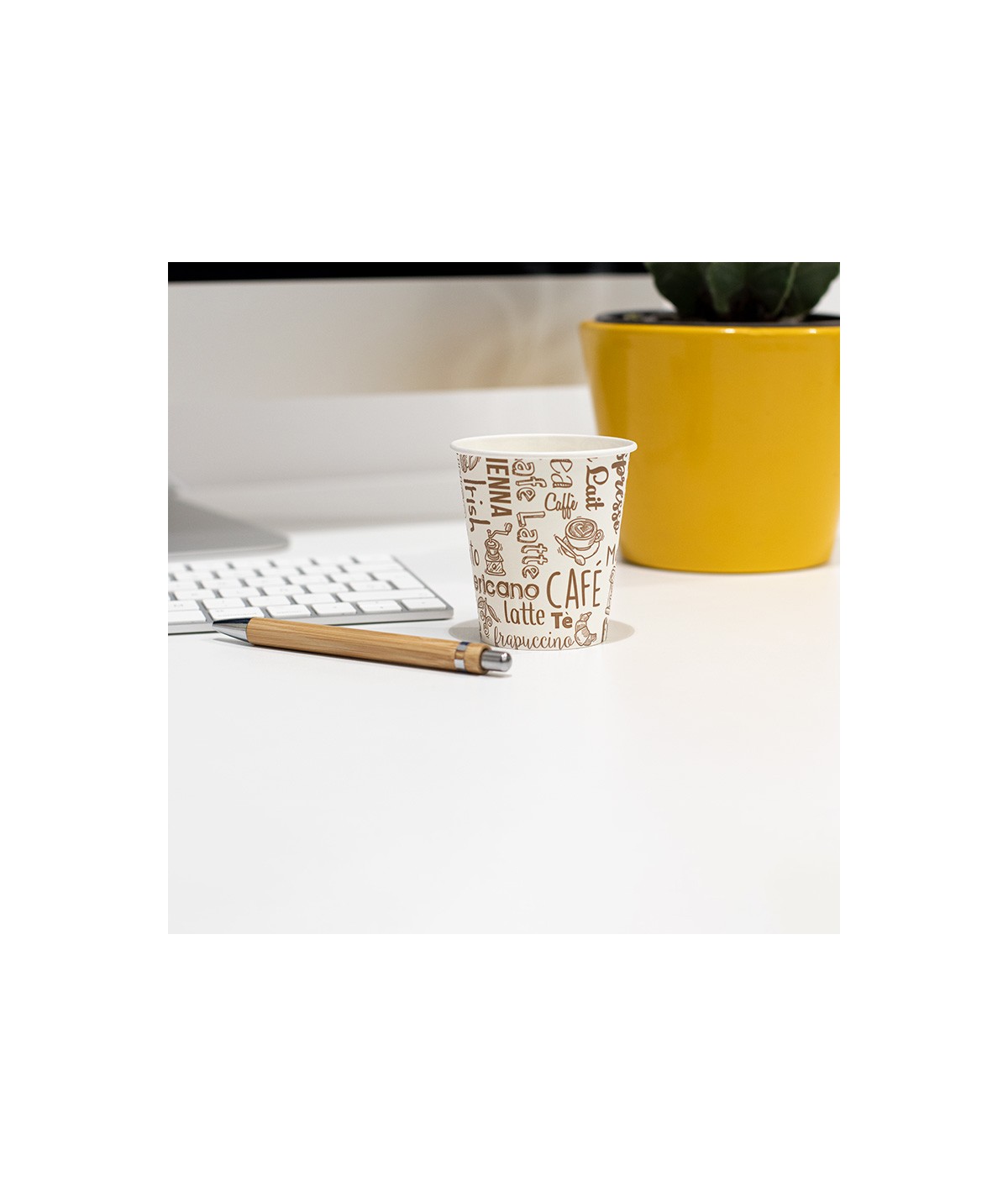 Vaso cartón 4oz 120cc 50/u